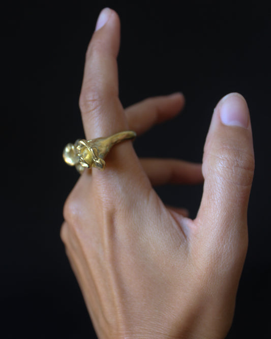 Dutch Tulip Bronze Ring