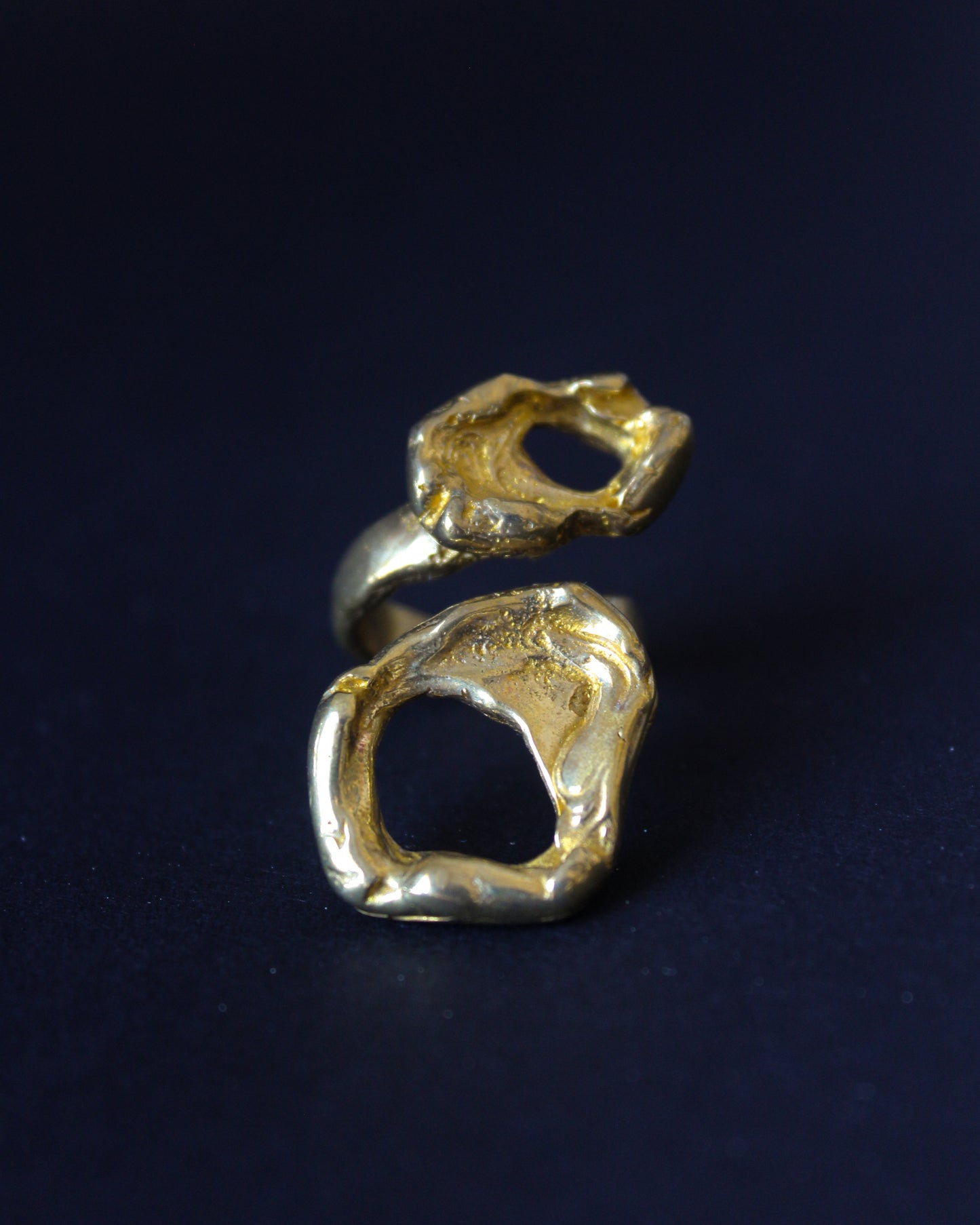 Two Paths Bronze Ring